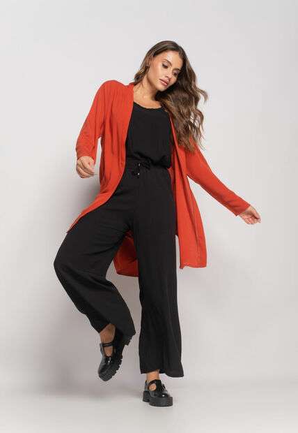 Image_Kimono Manga Longa Viscolinho Telha Salvatore Fashion