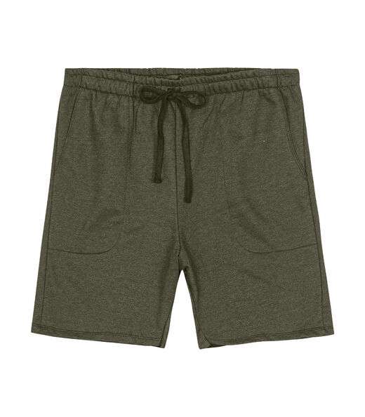 Bermuda Masculina Plus Size Moletom Diametro Verde