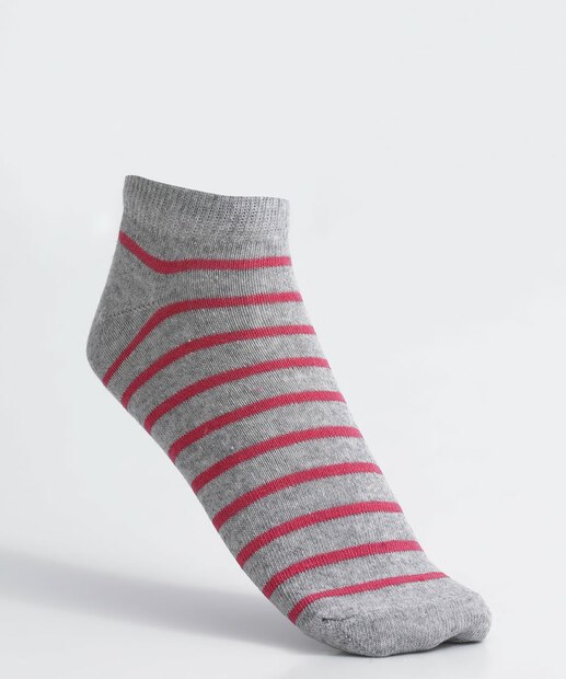 Kit 5 Pares Meias Soquete Feminina Estampadas Marisa