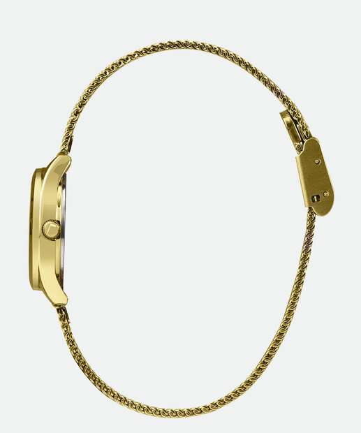 Kit Relógio Feminino Lince LRGH27 Dourado