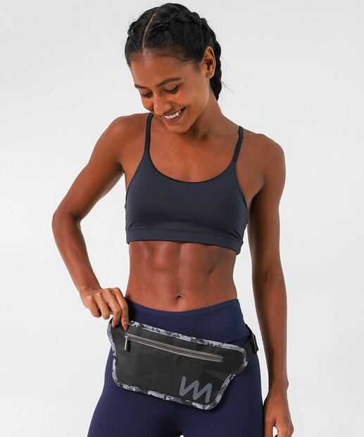 Pochete Feminina Camuflada Marisa Preto