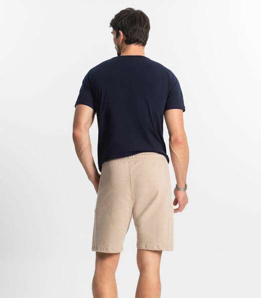 Bermuda Masculina Moletom Diametro Marrom