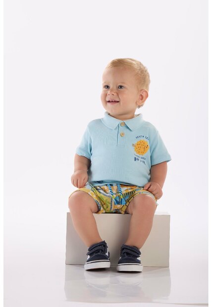 Image_Conjunto Bebê com Polo e Short Três e Já