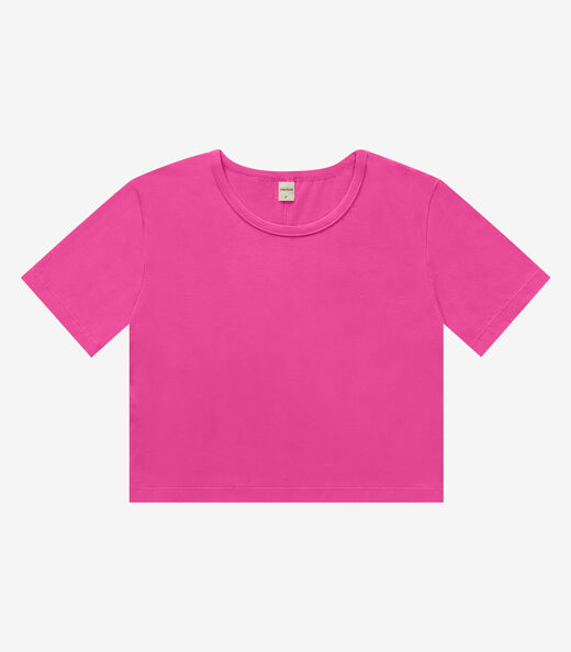 Blusa Básica Feminina Cotton Leve Rovitex Rosa