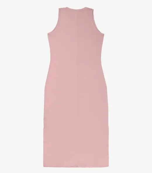 Vestido Longo Plus Size Infinita Cor Rosa