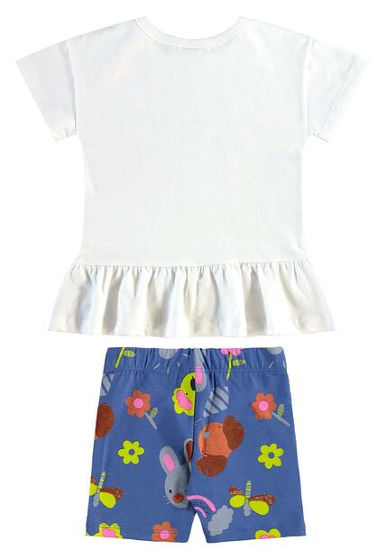 Conjunto Blusa e Ciclista Infantil Bee Loop