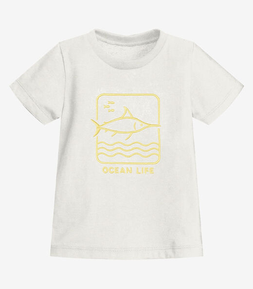 Conjunto Infantil Camiseta Com Bermuda Trick Nick Amarelo