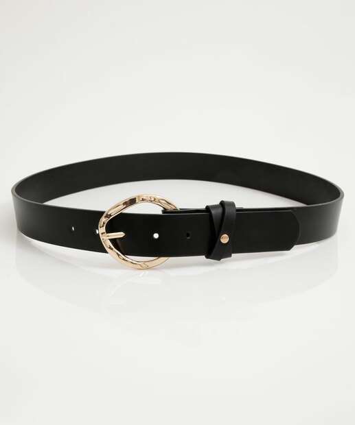 Cinto Feminino Fivela Marisa Preto
