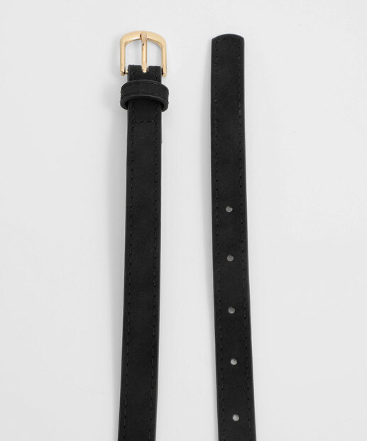 Kit 2 Cintos Feminino Fino Marisa Preto