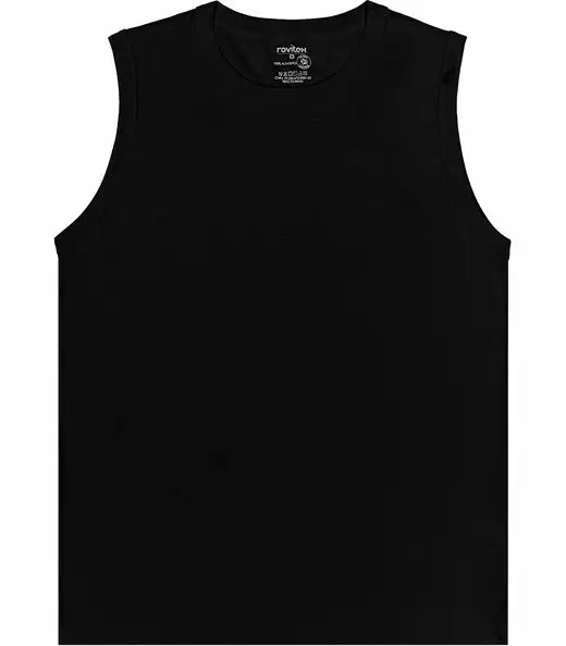 Regata Masculina Básica Rovitex Preto