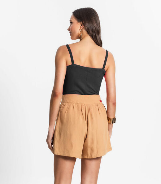 Blusa de Alça Feminina Select Preto