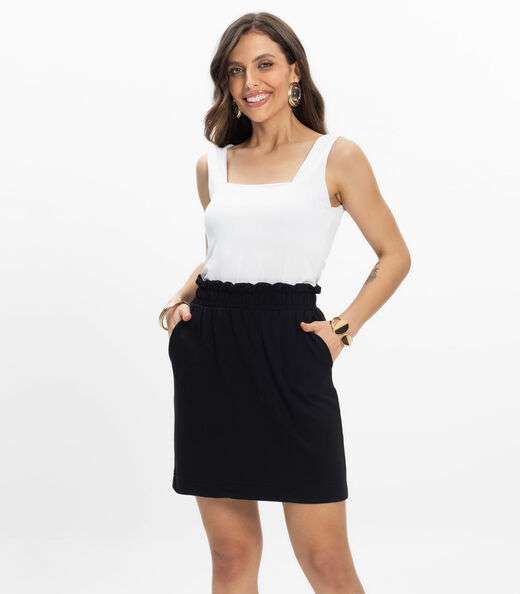 Image_Saia Feminina em Molicotton Infinita Cor Preto