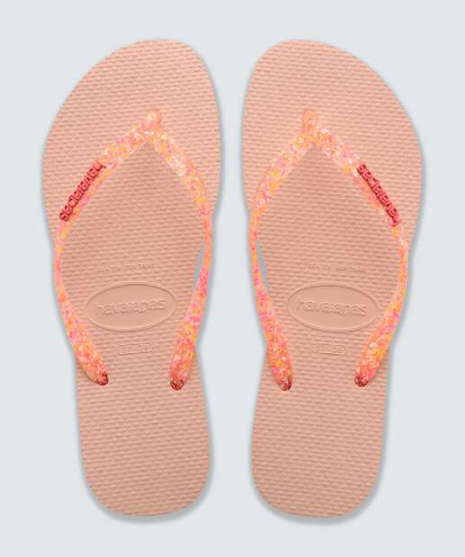 Chinelo Havaianas Feminino Slim Logo Metallic