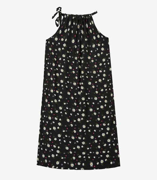 Vestido Curto Feminino Em Viscolinho Select Preto