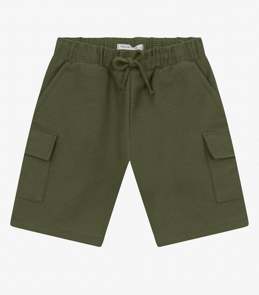 Bermuda Menino em Gorgurinho Trick Nick Verde