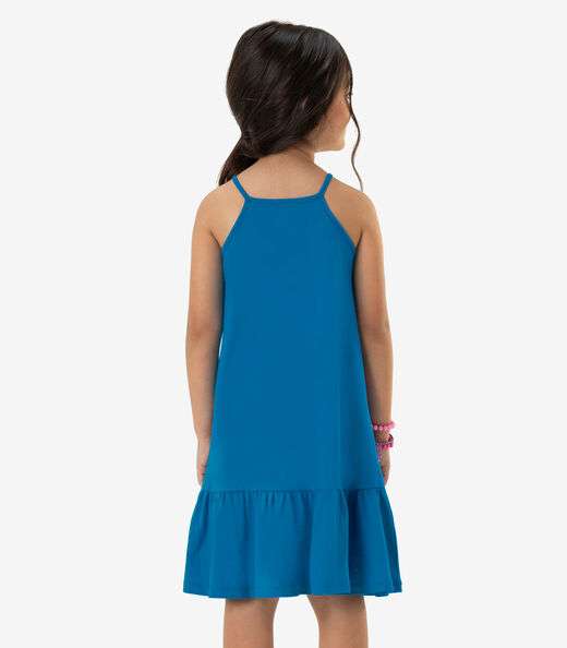 Vestido Infantil Summer Rovi Kids Azul