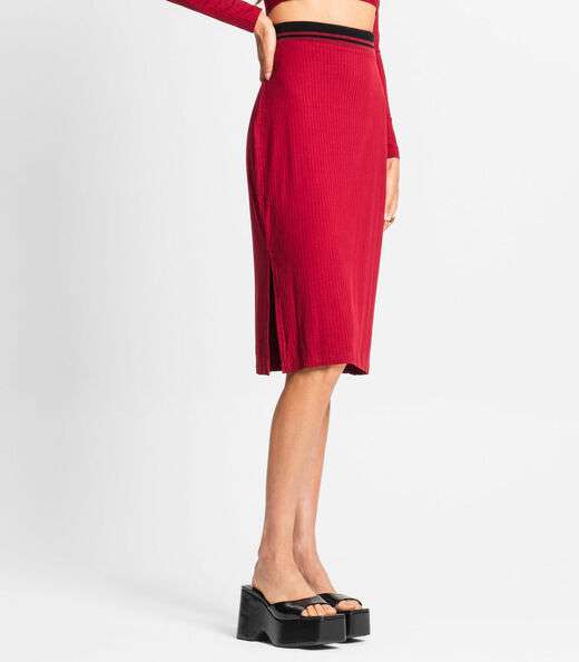 Conjunto Feminino Blusa Com Saia Endless Vermelho