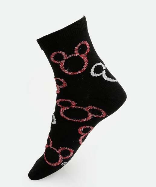 Kit 2 Pares Meias Feminina Disney