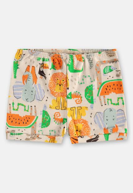Image_Short para Bebê Menino em Suedine Up Baby