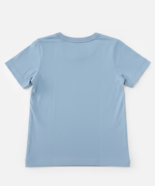 Camiseta Infantil Estampa Polvo Marisa Tam 1 a 3 Azul
