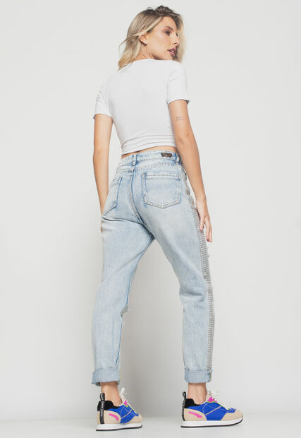 Cropped  Manga Curta Com Detalhe Nó Malha Branco Salvatore Fashion