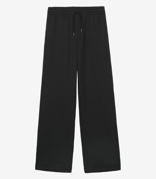 Calça Pantalona Moletom Felpado Básico Endless Preto