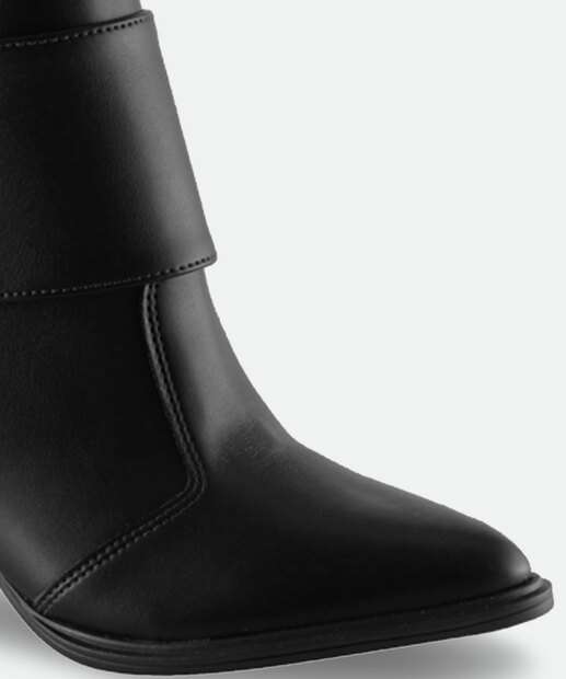Bota Feminina Cano Curto Salto Grosso Via Uno 