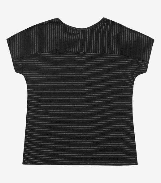 Blusa Feminina de Viscose Plus Size Infinita Cor Preto