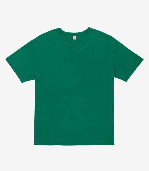 T-Shirt Over Básica Feminina Rovitex Verde