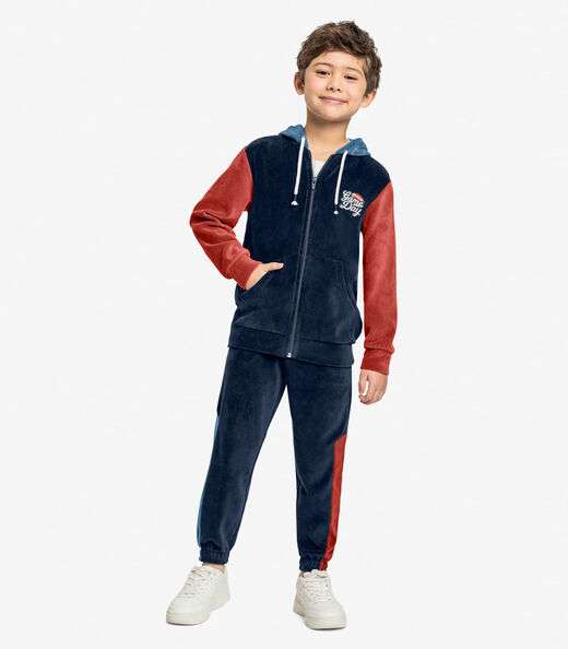 Image_Conjunto Jaqueta Com Capuz e Calça Trick Nick Azul