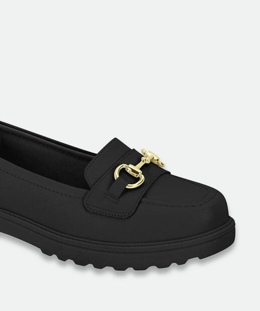 Mocassim Loafer Feminino Modare Preto