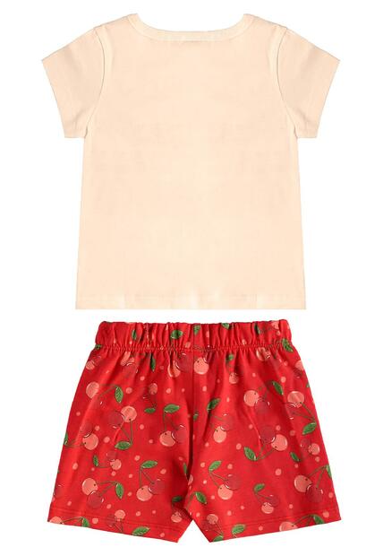 Conjunto Cerejinhas Blusa e Short Bee Loop