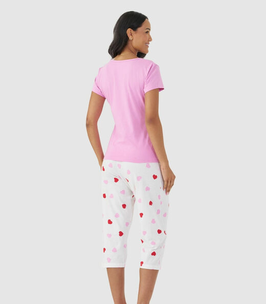 Pijama Pescador Feminino Mensageira Da Paz Rosa