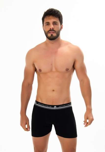 Kit 3 Cuecas Boxer Algodão Concept Lingerie Multicolorido