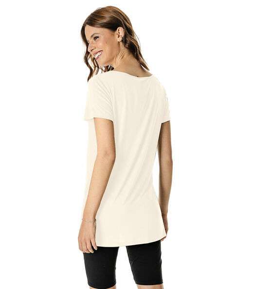 Blusa Feminina Andorra Flamê Básica Rovitex Bege