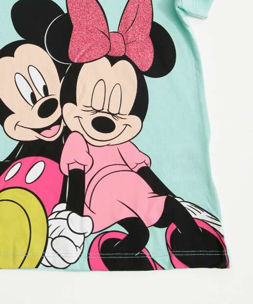 Blusa Infantil Estampada Disney Tam 4 a 10