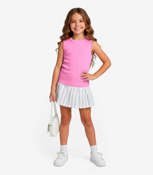 Image_Regata Básica Infantil Lisa Soletex Rosa