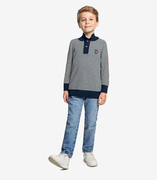 Calça Jeans Infantil Masculina Trick Nick Azul