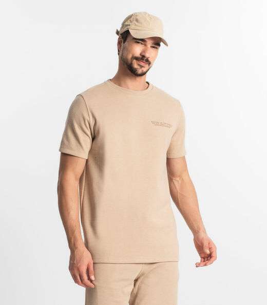 Image_Camiseta Masculina Diametro Marrom