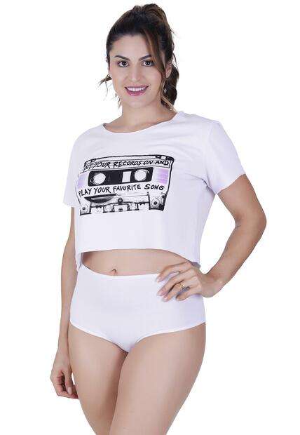 Calcinha Elegância Algodão Concept Lingerie Branco