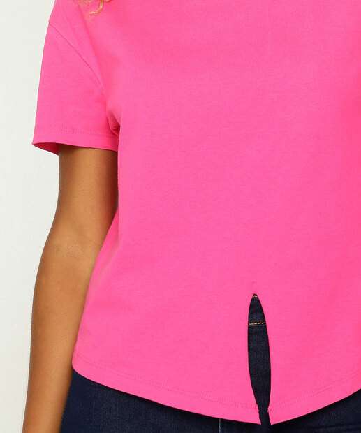 Blusa Feminina Amarração Manga Curta Marisa 