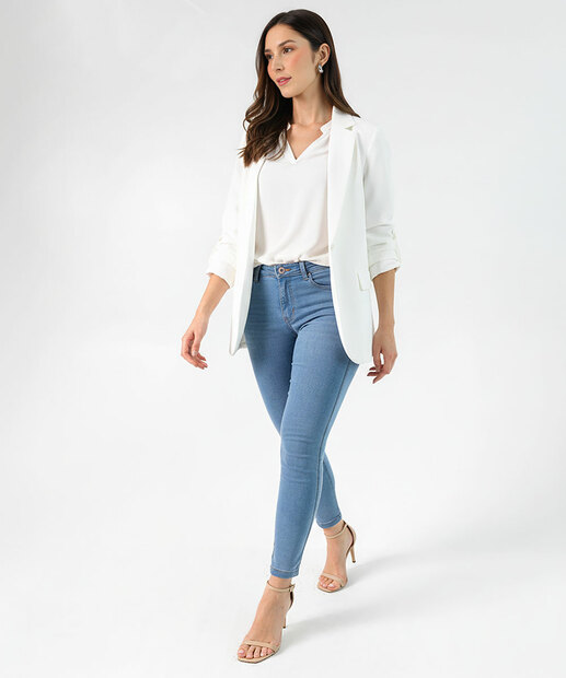 Image_Calça Jeans Skinny Feminina Cintura Média Biotipo Azul