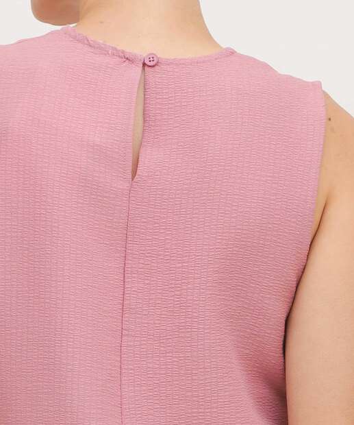 Blusa Regata Feminina Alças Largas Marisa Rosa