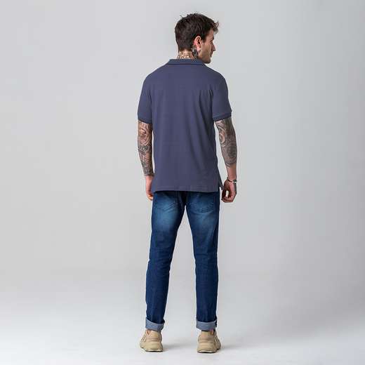 Camisa Polo Básica Masculina Rock e Soda