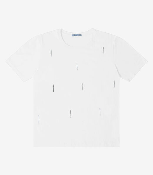 Camiseta Feminina Com Strass Endless Branco