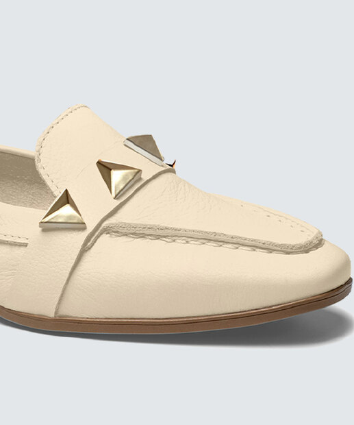 Mocassim Loafer Feminino Tachas Dakota 