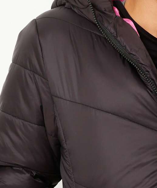 Jaqueta Feminina Puffer Capuz Marisa