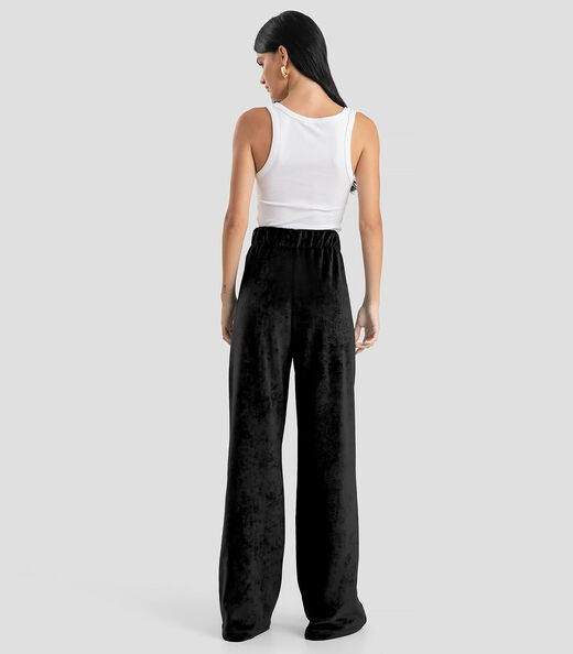 Calça Feminina Pantalona Dianna Preto