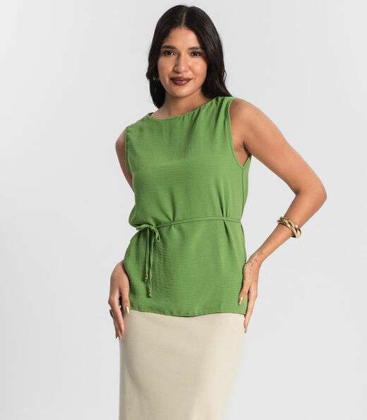 Image_Regata Feminina com Amarração Rovitex Verde