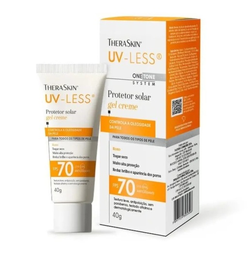 Image_Theraskin Uv-Less Protetor Solar Gel Creme sem Cor Fps70 40G
